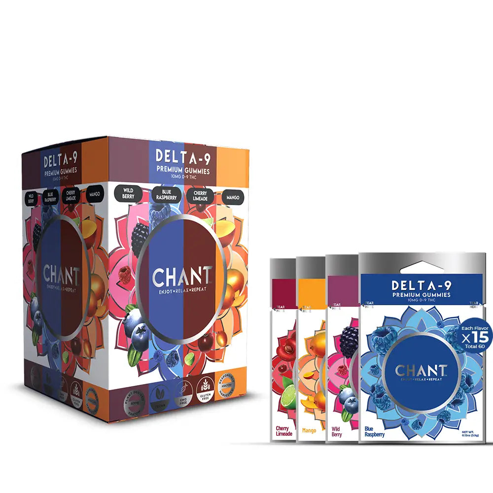 Chant Delta-9 THC Gummy Variety Non-Prepriced – 60 Ct